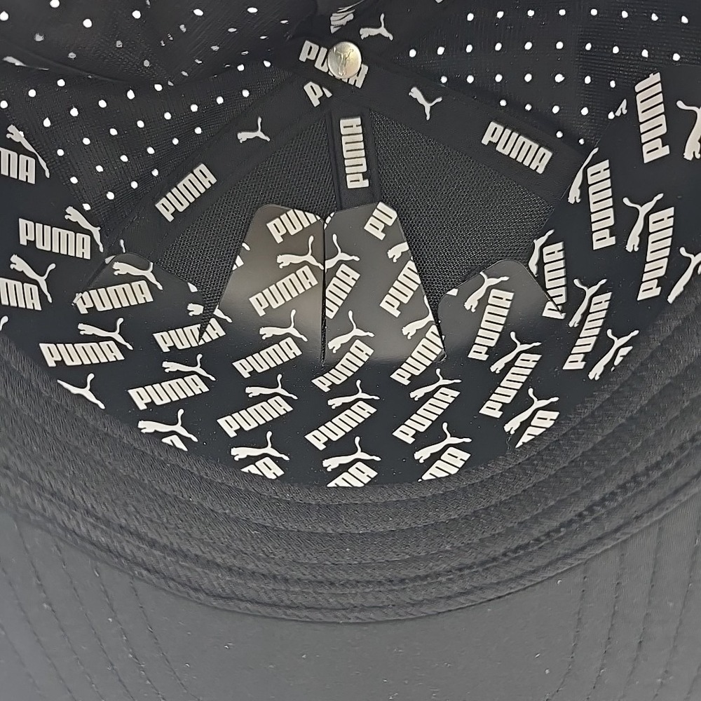 PUMA Unity Logo Perforated Mesh Performance Adjustable Snapback‎ Hat - Picture 3 of 3